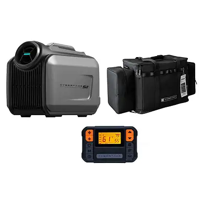 Climatiseur mobile - CYBERTAKE S2 pro, 5100 fg/h, 25 m², 40 dB(A), Noir