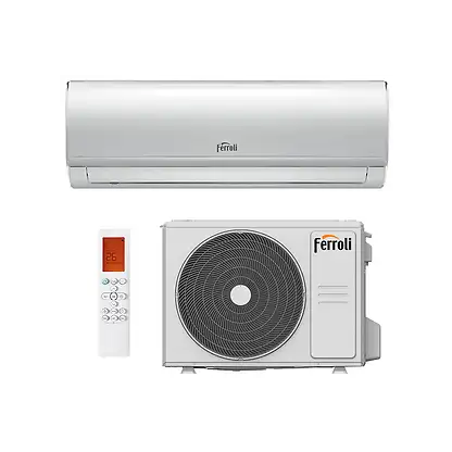 Climatiseur split 1x1 - FERROLI GIADA S 12 Wi-Fi, Fonction Inverter, Blanc