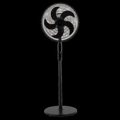Ventilateur sur pied - Jata JVVP3063, 50 W, 3 vitesses, Hauteur Ajustable, Caudal 3540 m³/h, Estancias de hasta 25 m², Noir