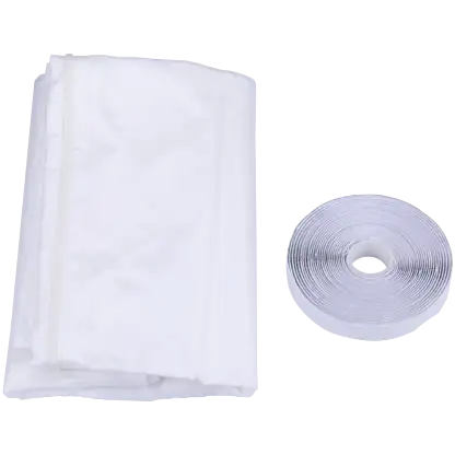Accessoire pour climatiseur - Koenic KDS 125, 4 Cremalleras, Cinta Autoadherente, 210x90 cm, Blanc