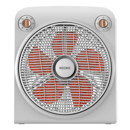 Ventilateur de table - KOENIC KFF 305025, 50W, 3 vitesses, Minuterie, Blanc