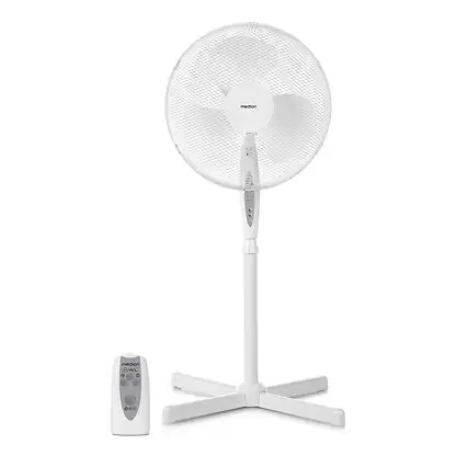 Ventilateur sur pied - MEDION LIFE E10 SF, 45 W, 3 vitesses, Blanc