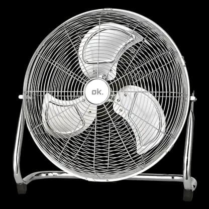 Ventilateur industriel - ok. OFF 55326 M ES, 100 W, 3 vitesses, 3 Aspas aluminio, Cromado