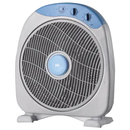 Ventilateur de table - ok. OTF 303526 ES, 45W, 3 vitesses, 5 Aspas, Minuterie 1h, Bleu/Blanc