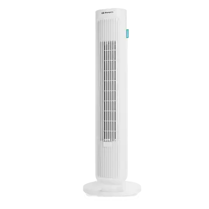Ventilateur colonne - Orbegozo TW 0755, 230 V, 3 vitesses, Asa de transporte, Silencieux, Blanc