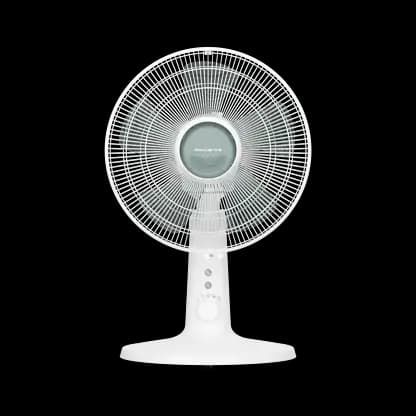 Ventilateur de table - Rowenta VU2740, 22 W, 4 vitesses, 32 dB, Oscilación automática, Compacto, Blanc