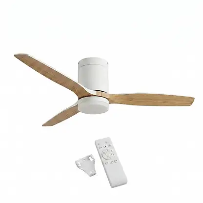 Ventilateur de plafond - SELEOK LONDON CARVALHO, 6 vitesses, Marrón