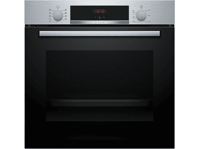 Four - Bosch HBA514ES3, Serie 4, Multifonction, Nettoyage par eau, 71 l, HotAir 3D, Commandes escamotables, 60 cm, inox
