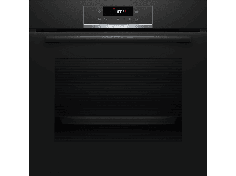 Four - Bosch HBA572EB3, Serie 4, Multifonction, Pirolítico, 71 l, 3D Hotair, Fonction Air Fry, 60 cm, Noir