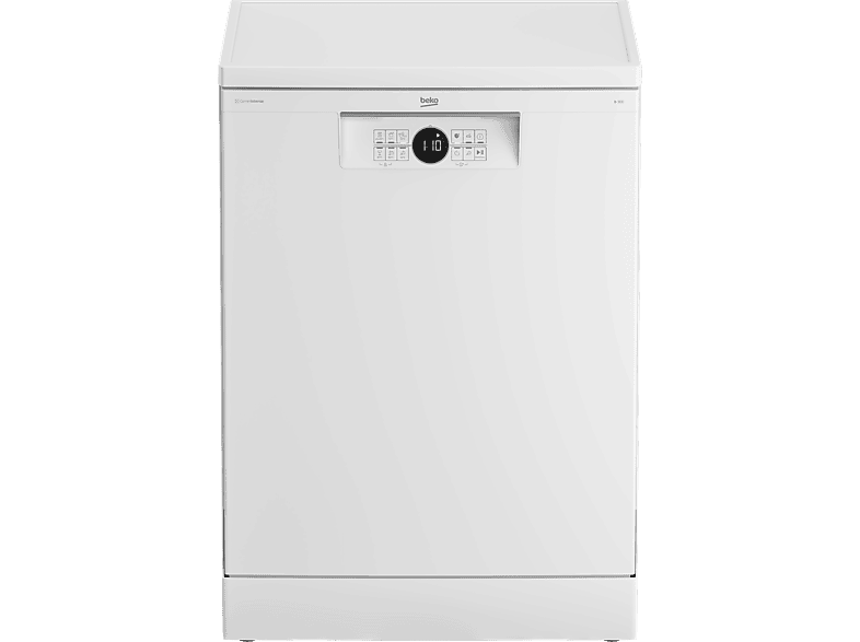 Lave-vaisselle - Beko BDFN26640WC, 16 couverts, 6 programmes, 60 cm, Troisième panier, Corner Intense, Fast+, Blanc