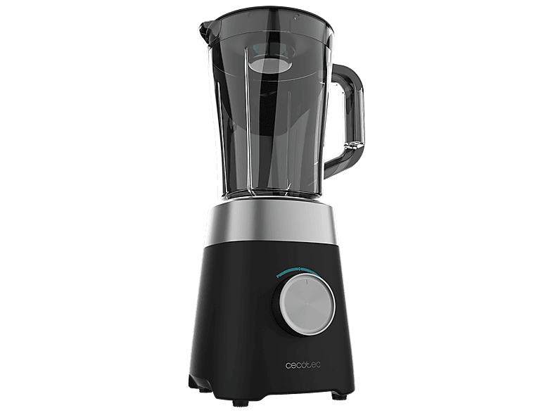 Blender - Cecotec Power Black Titanium 1300MAX B, 1300 W, 1.5 l, Pica Hielo, 2 vitesses, Noir