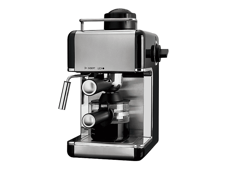 Machine à café expresso - KLACK CAFETERA-34-SL-9156, 3, 5 bar, 800 W, 4 tasses, Gris
