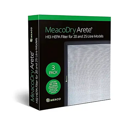 Filtre pour déshumidificateur - Filtre à charbon actif Arete deshumidificadores 10L/12L MEACO, Gris