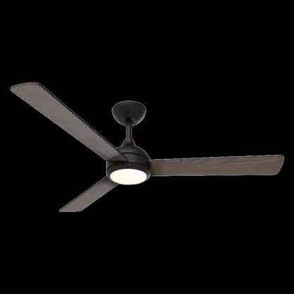 Ventilateur de plafond avec éclairage - Philips Velyx 132 cm, 56 W, 6 vitesses, Silencieux, Luz blanca de cálida a fría, Noir